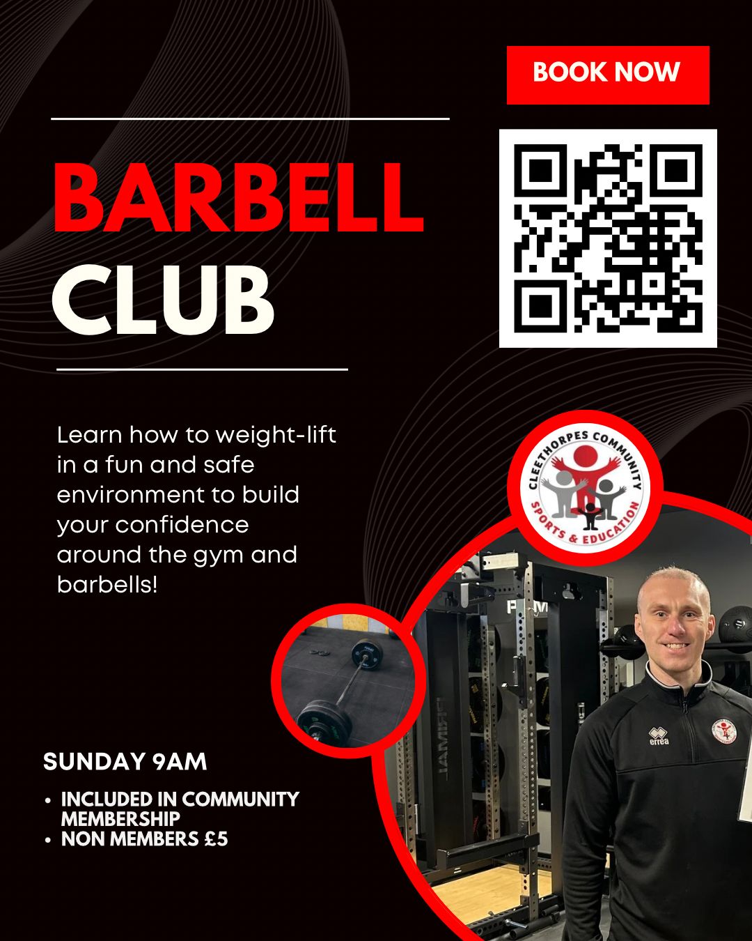 Barbell Club - Sundays 9.15am - 10am