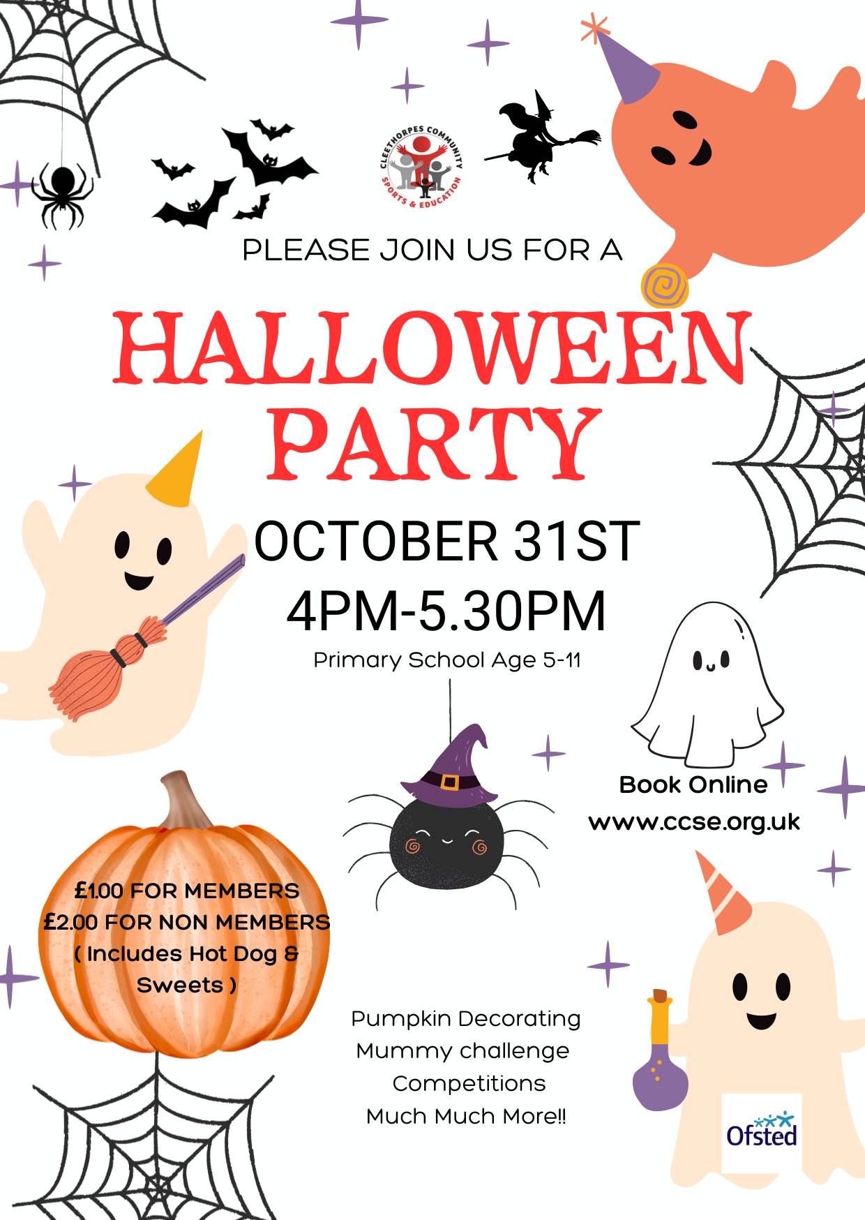 Halloween Party - 31st October 2025 ( Primary School Age )