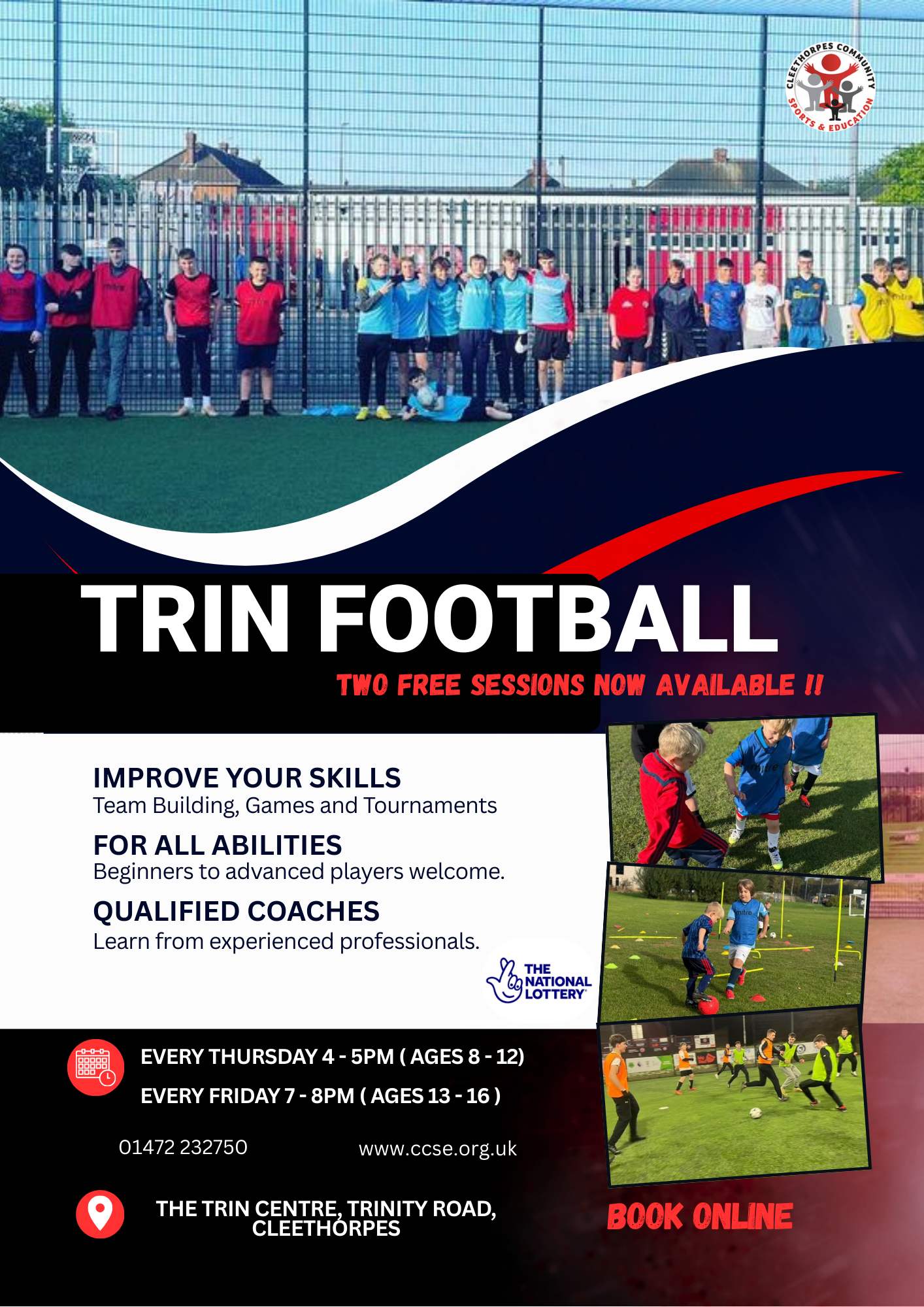 Youth Friday Night Football (Ages 13-15 Years Old) 7pm till 8pm